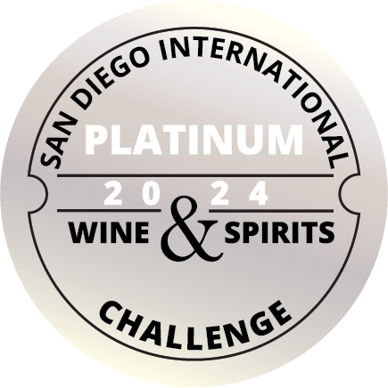 Platinum award at the San Diego International Wine & Spirits Challenge